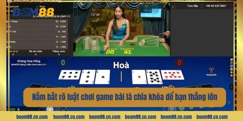 Nắm bắt rõ luật chơi game bài là chìa khóa để bạn thắng lớn.