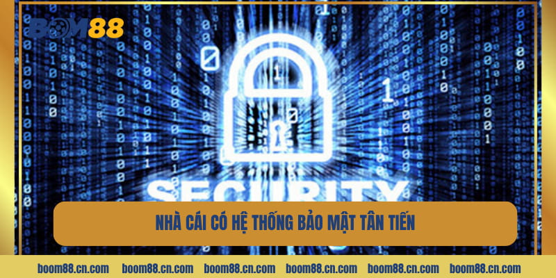 Trang game có hệ thống bảo mật thông tin tân tiến.